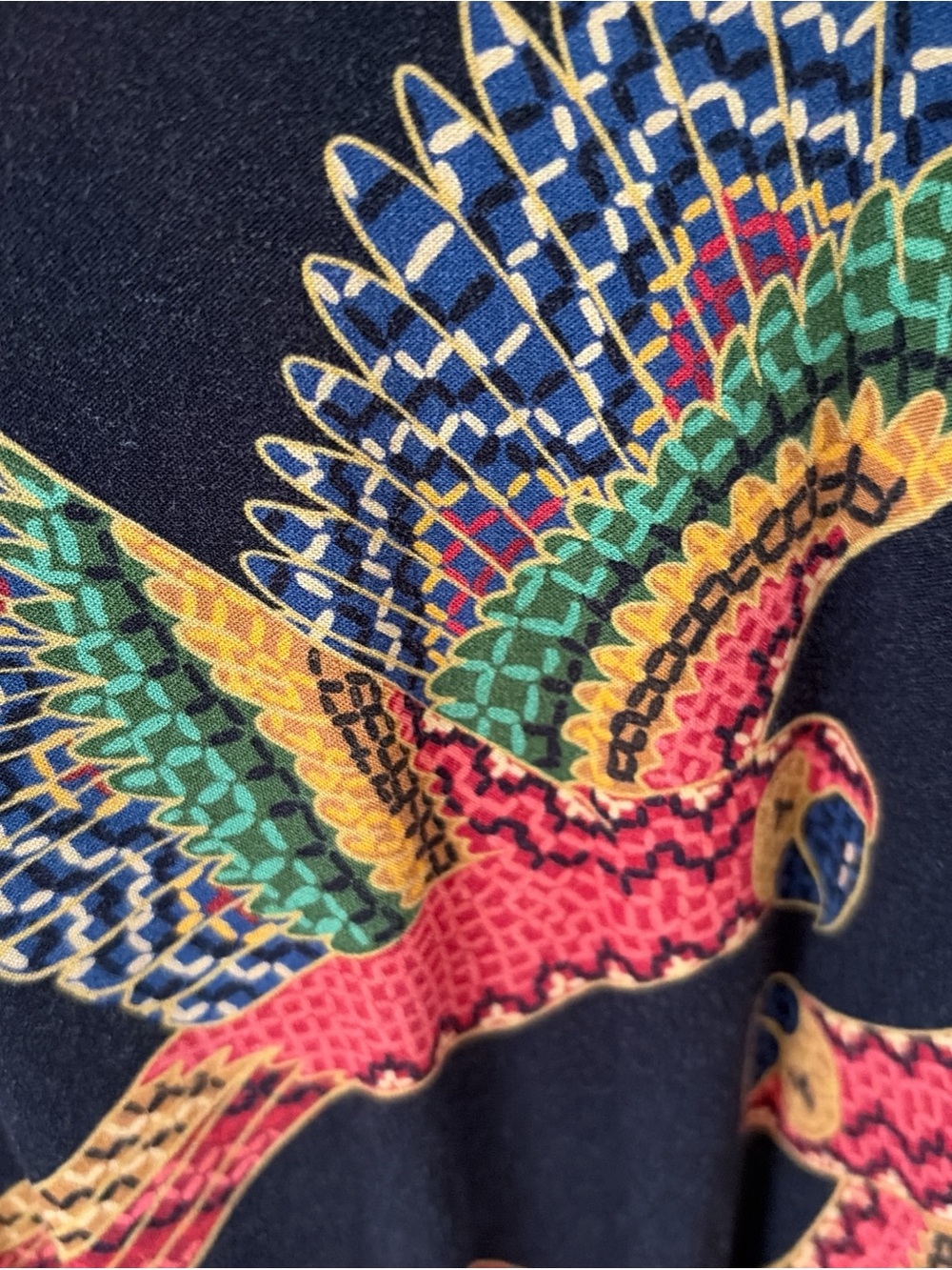 Farm Rio Black Jumpsuit with Multicolor Print - Picture 6 of 6